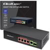 Ethernet PoE SWITCH 4x RJ45 PoE 1x RJ45Upli