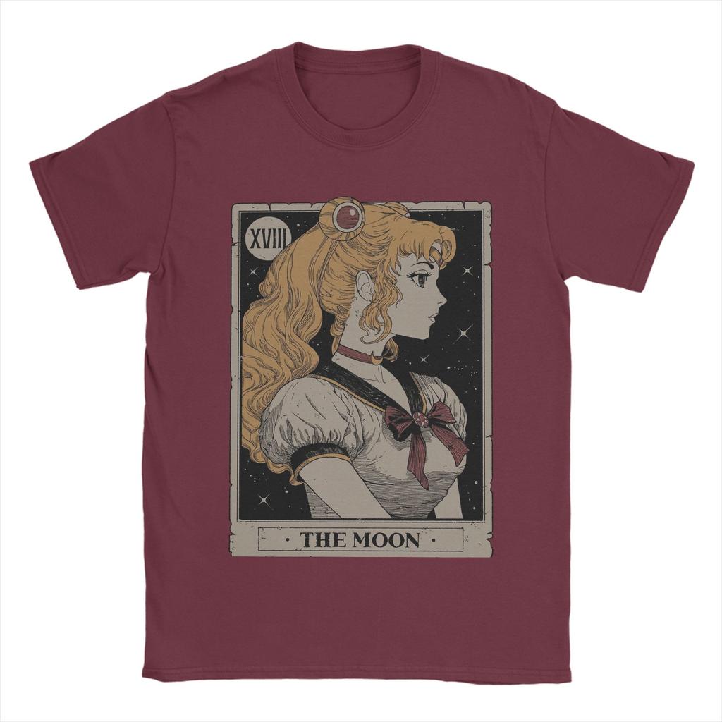 Sailors Moons TShirts for Men  Crazy Pure Cotton Tees O Neck Short Sleeve T Shirts Gift Idea Clothing