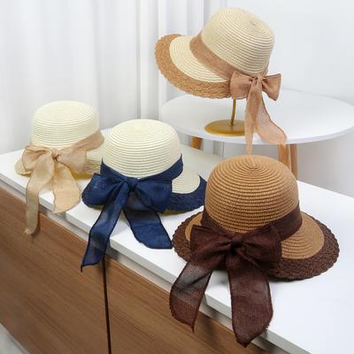 Splicing Bow, Beach Vacation Sun Protection Hat Street Photography Hat Sun Protection Versatile Sun Hat