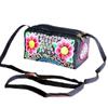 Yunnan Ethnic Style Embroidered Bag: Triple-Zip Messenger for Women, Ideal Gift for Moms, Stylish Backpack for Middle-Aged and Elderly