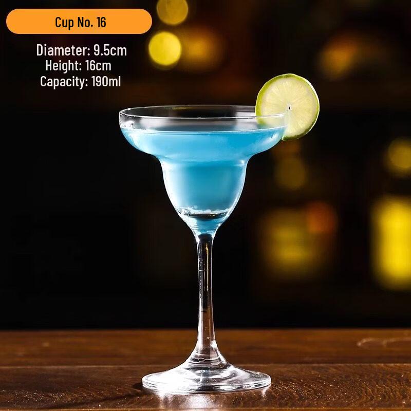 ZISIZ Handmade Margarita Cocktail Glass
