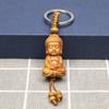 Success Buddhism Buddha Guanyin Engraving Bag Pendant Keychain Keyfob Car Accessories Key Ring