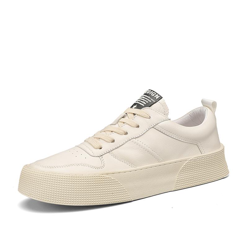 

Men s Casual Sports Board Shoes Are Lightweight Breathable Trendy Low Cut Versatile and Fashionable Autumn Basic White Shoes 39