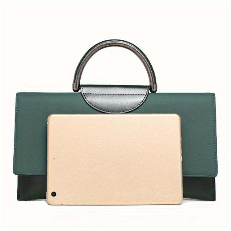 New Women's Retro Handbag, Simple and Large Capacity Commuting Shoulder Crossbody Bag