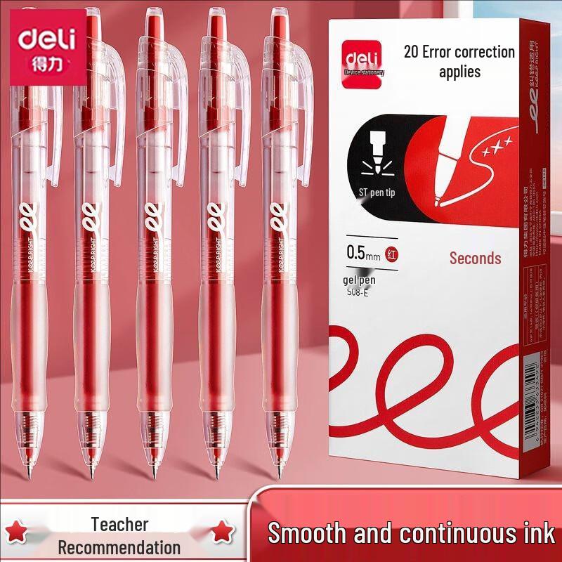 Deli S08-E Press Gel Pen