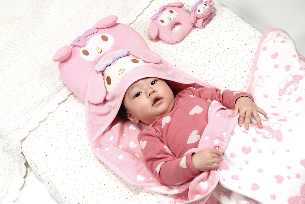Skater Baby Pillow with Armband for Nursing, Hand Washable, Sanrio My Melody, BAMP1