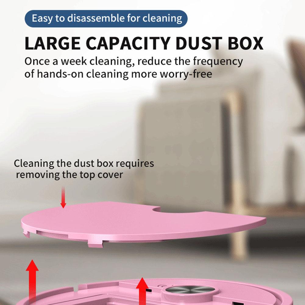 3 In 1 Multifunction Smart Robot Vacuum Cleaner with Compact Design for Sweeping Wet Mopping and Dry Vacuuming