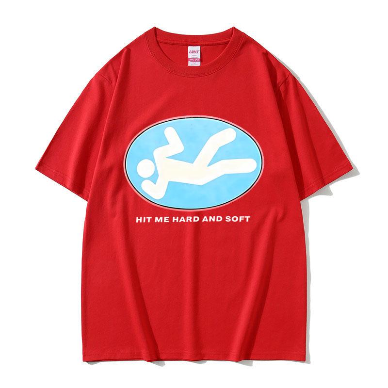 Hit Me Hard and Soft Tour T Shirts Men Fashion Pop Music Short Sleeve Tshirts Casual Cotton Oversized Tshirt Streetwear