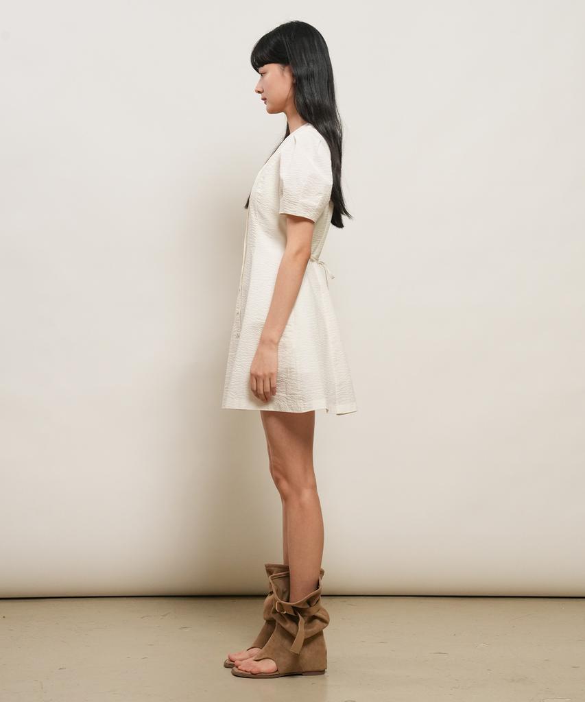 General Idea Voluminous Mini Dress [Ivory] / Gf2Lop511