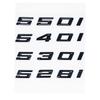 AAAOK1 Old Style Glossy Black Letter Emblem for BMW 5 Series E60 E61 F10 F11 G30 - 520i 523i 525i 528i 530i 535i 540i Trunk Logo Sticke