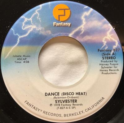 7inch Record SYLVESTER - Dance (Disco Heat) FANTASY827 Fantasy 1978 US Dance & Electronica Used
