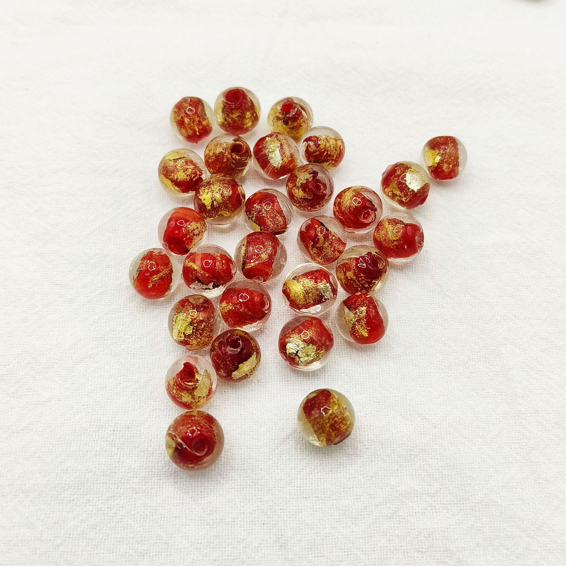 

Ancient Style Gold & Silver Foil Glass Cylinder Beads for DIY Bracelet Jewelry