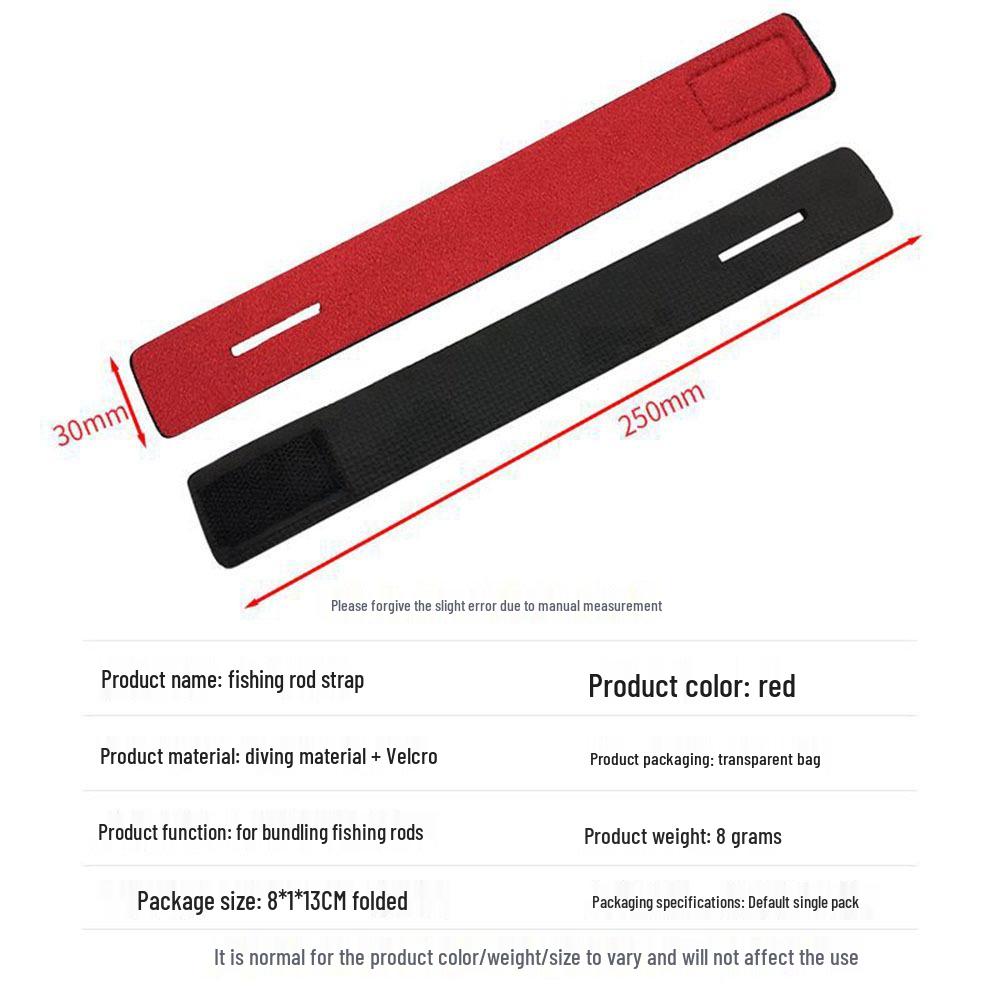 High Elasticity Fishing Rod Strap - Tackle Binding Accessory