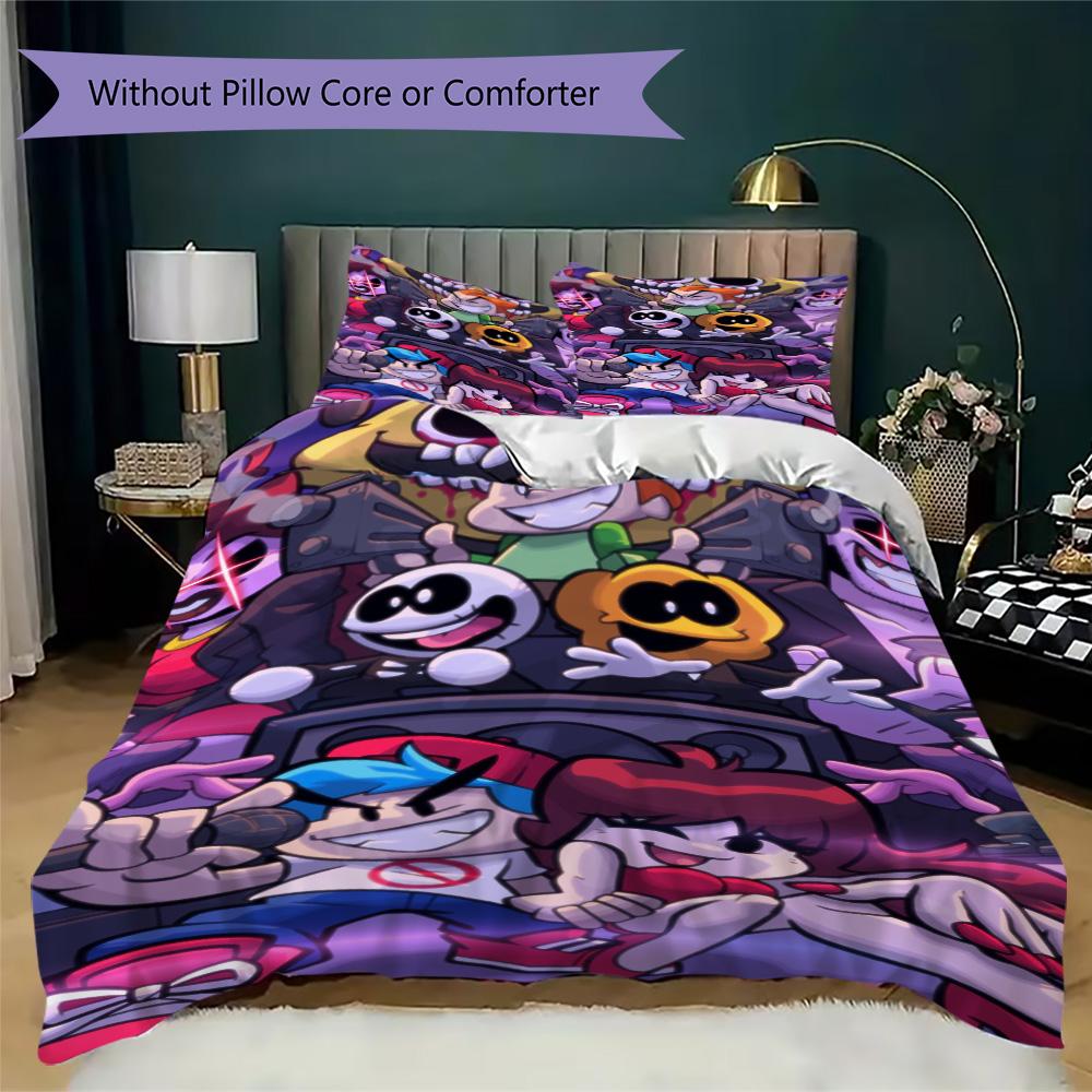 JUMBO Pattern Bedding,Quilt Set Quilt Cover Pillowcase Home Birthday Gift (1*duvet cover+2*pillowcase,without core)ZSJT0917055