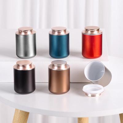 1Pc Creative Mini Empty Tea Tin Can Household Tea Sealed Jar Portable Travel Metal Storage Can