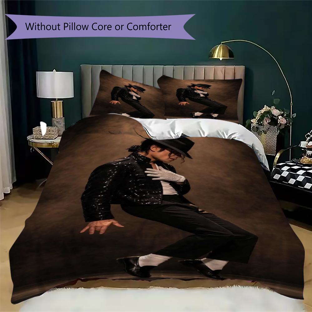 Michael Jackson Pop Bedding Without Core 1 Duvet Cover 2 Pillowcase Without Core Soft And Comfortable Bedding Set Duvet Cover And Pillowcase