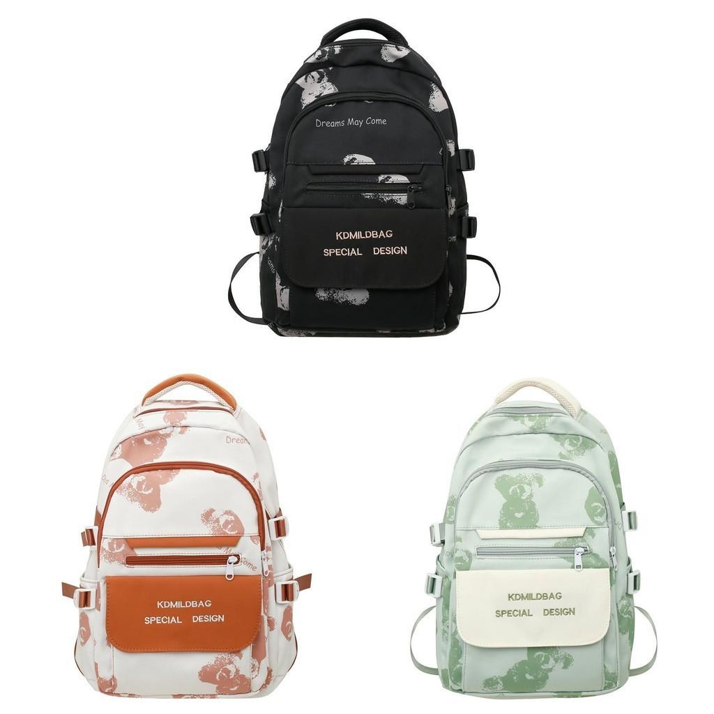 Japanese Style School Bag For Girls Cute And Casual Spacious Nylon Backpack