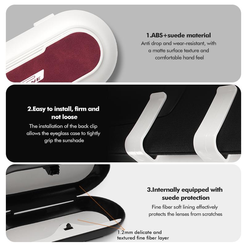 For KIA Car Sunglasses Holder Sun Visor Eyeglass Hanger Clip Auto Accessories K5 K2 Optima Soul Spectra Niro Cadenza Sephia kcwx20