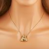 Nidin New Fashion 26 A-Z Letters Initials Alphabet Pendant Necklace For Women Men Inlaid Colorful Zircon Jewelry Accessories