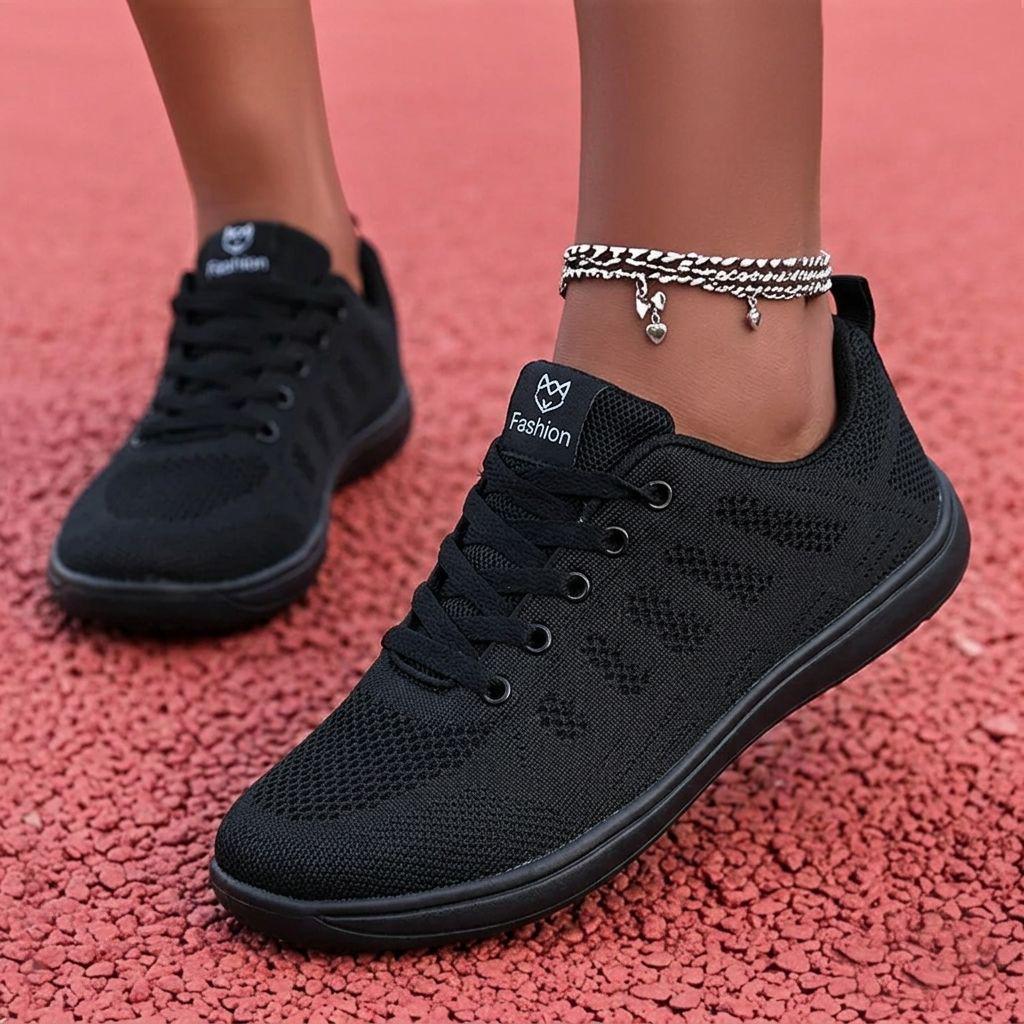 2026 Korejský styl Lehké prodyšné běžecké boty Fly Knit pro ženy a muže