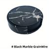 6Pcs/set Round Artificial Leather Coasters Marble Style Drink Coaster For Kinds Of Cup Home Bar Counter Kitchen Dining Table Decor