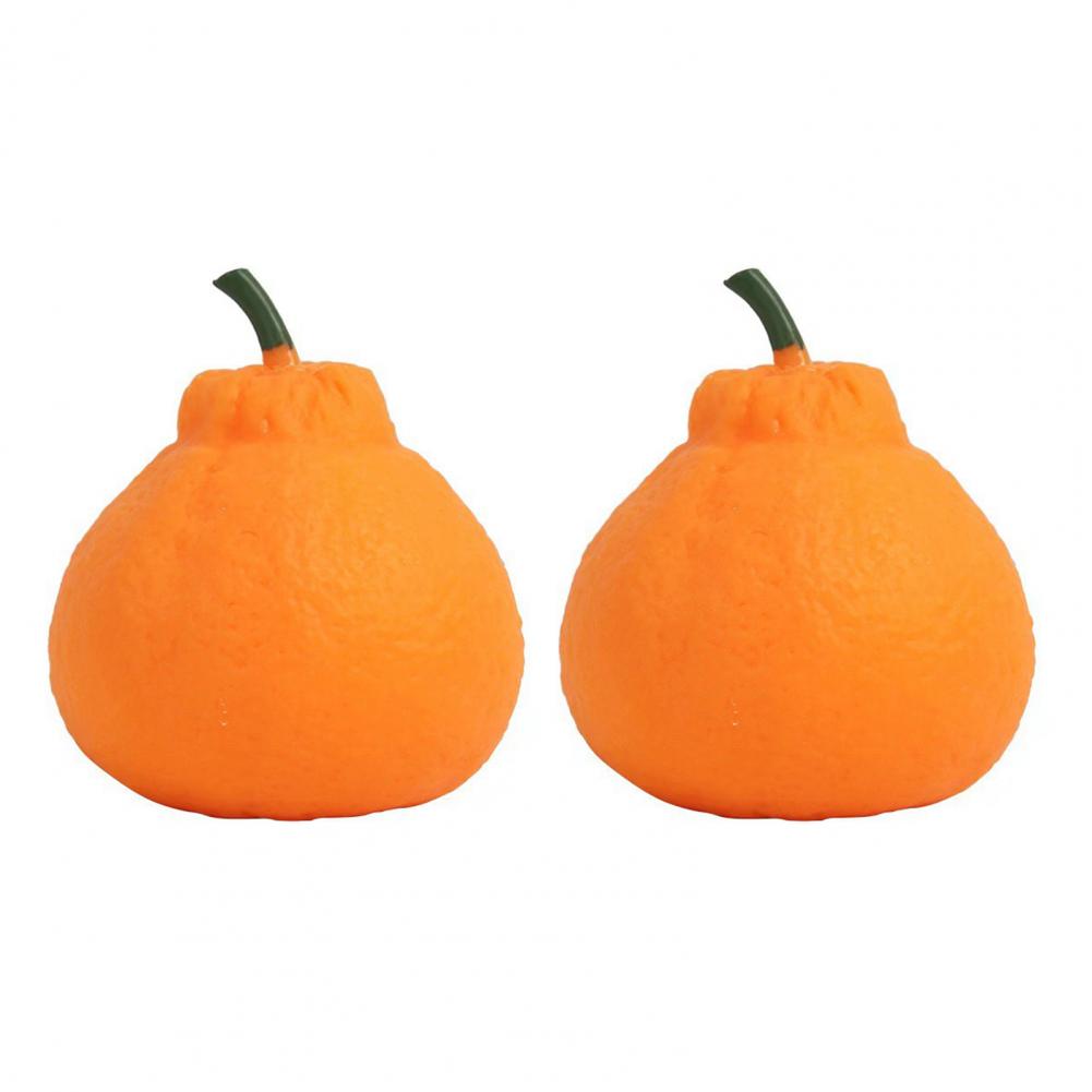 

Tpr Stress Sphere 5Pcs Stress Ease Orange Stress Balls Dekopon Tangerine Press Toys Anti-Anxiety Fidget Decompression Set