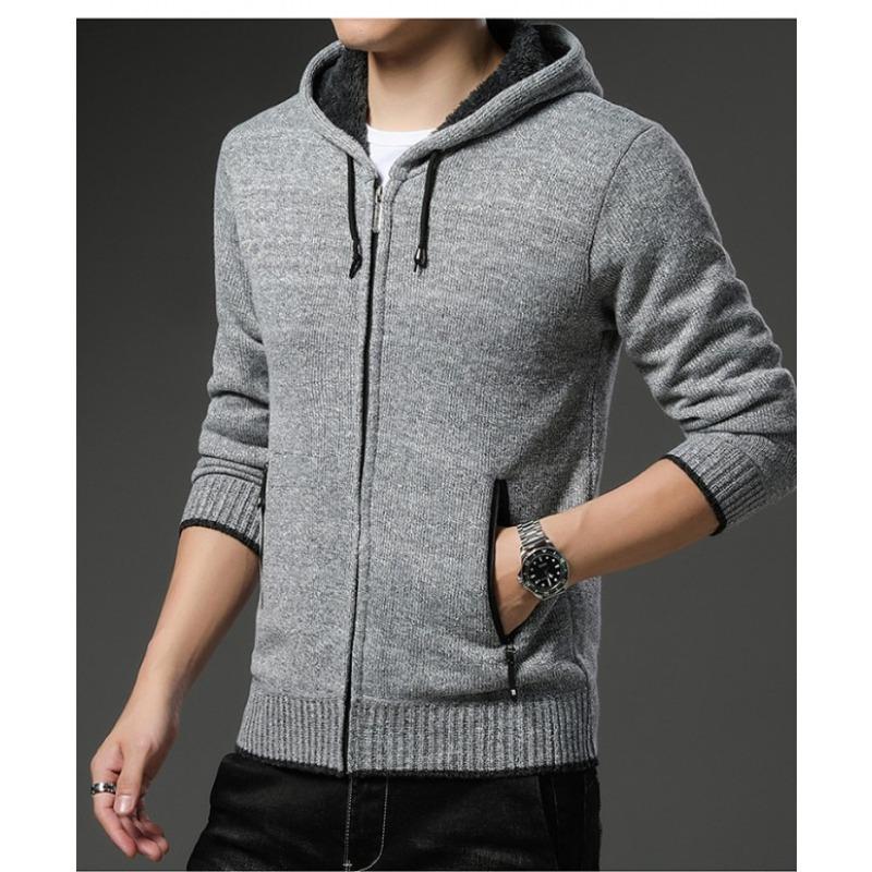 Autumn and Winter New Sweater Men's Fashion Jacket Youth Korean Style Casual Knitted Cardigan Jacket