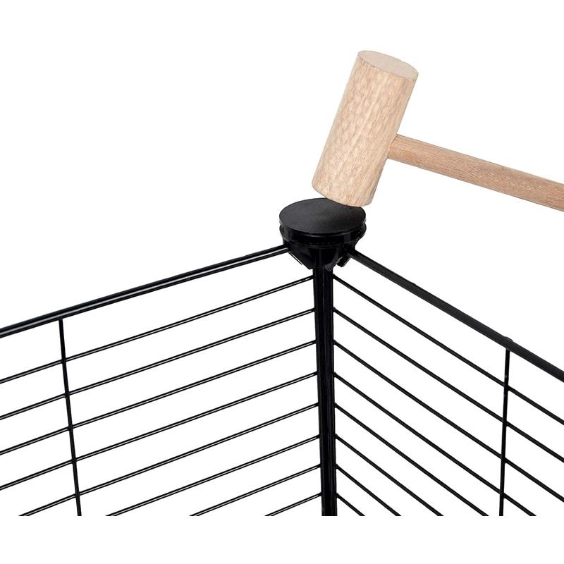 Metal Bunch Run for Rabbits Cats Animals Foldable Cage