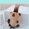 Adorable Capybara Plush Keychain Soft And Cuddly Stuffed Animal Gift In Pink Or Brown
