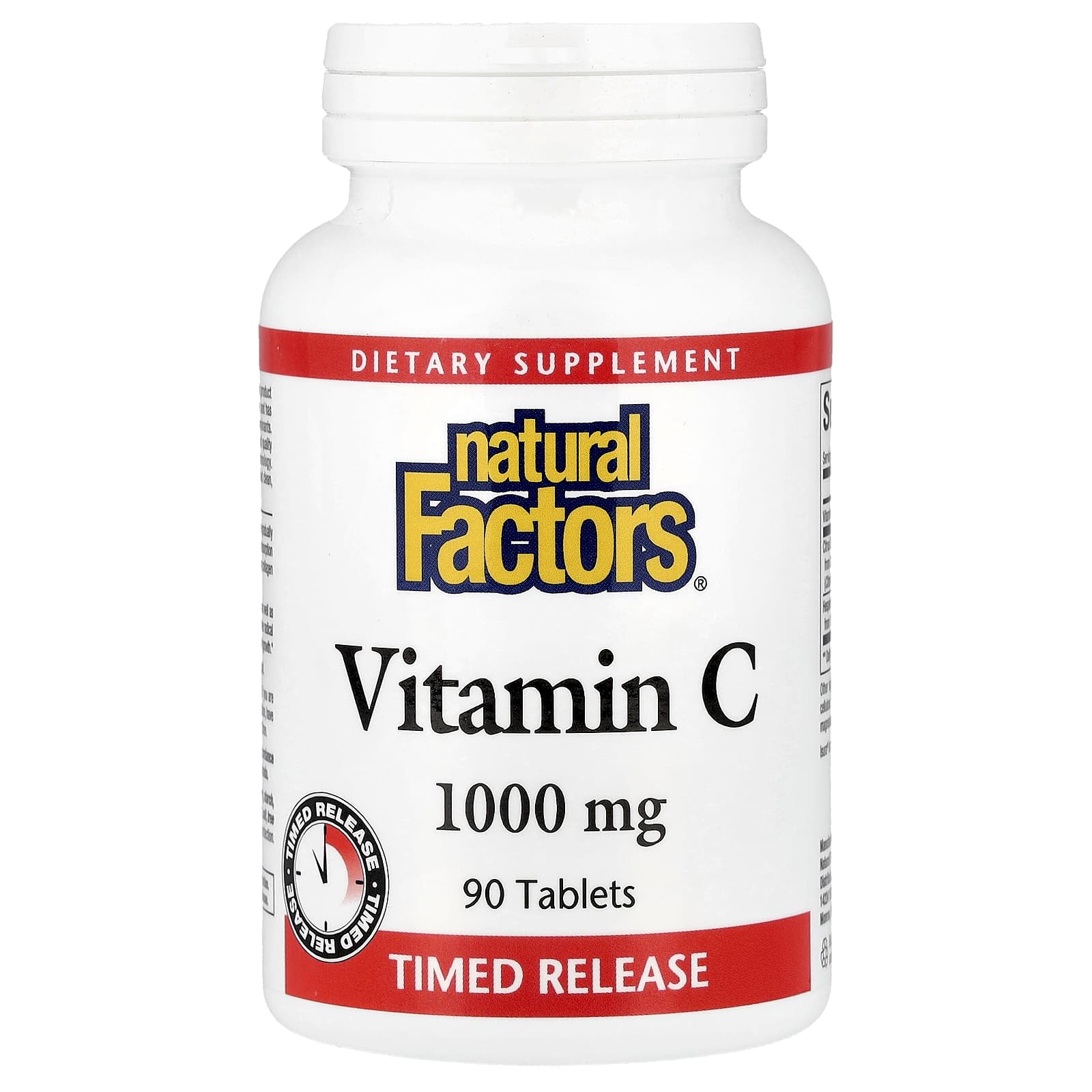 

Vitamin C, Sustained Release, 1,000Mg, 90 Tablets