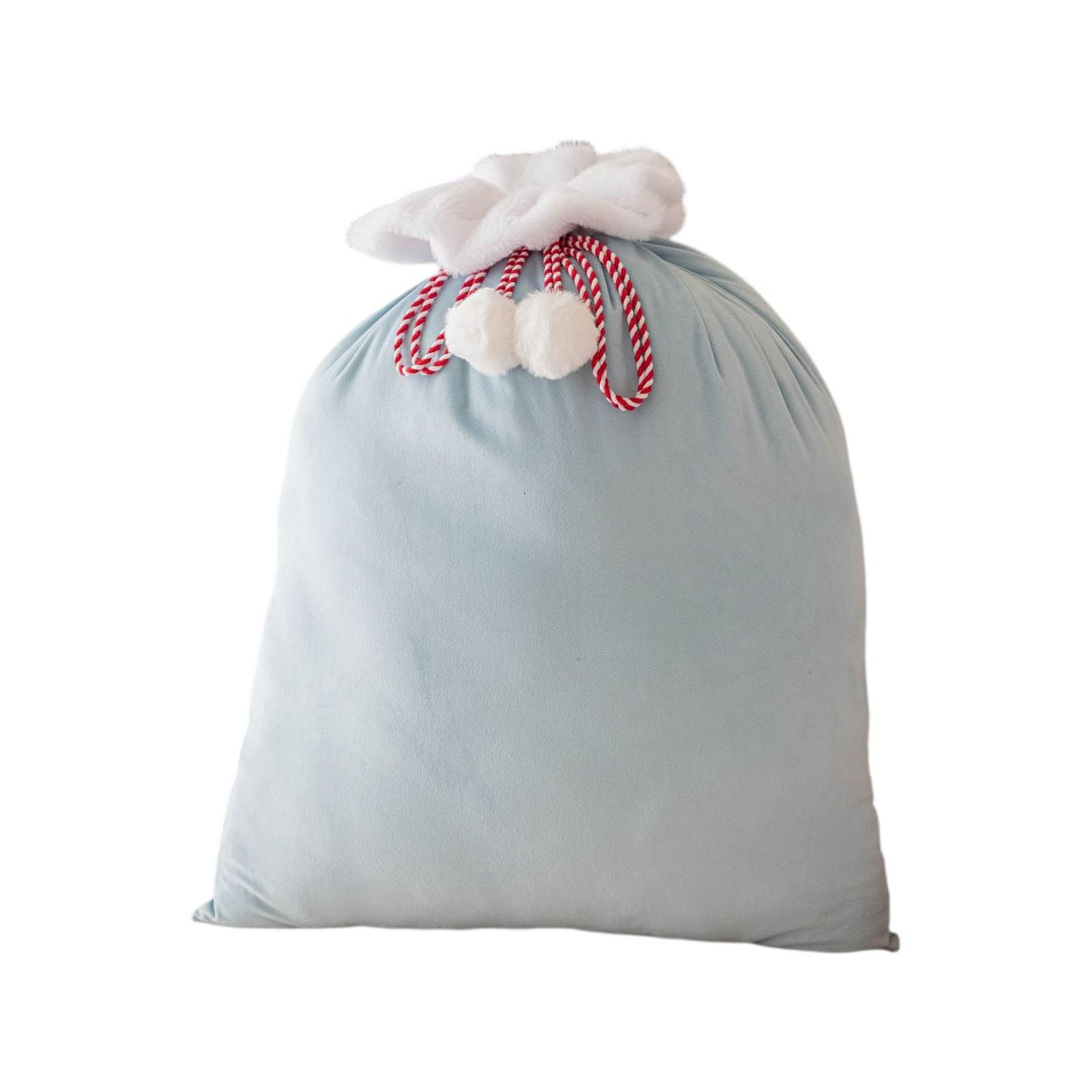 

Christmas Gift Bag Candy Gift Drawstring Bag Christmas Velvet Bag One Size