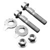 Suspension Arm Alignment Eccentric Adjustment Cam Bolt Heavy Duty Camber Adjuster Bolt Set 10mm Replacement Easy To Install