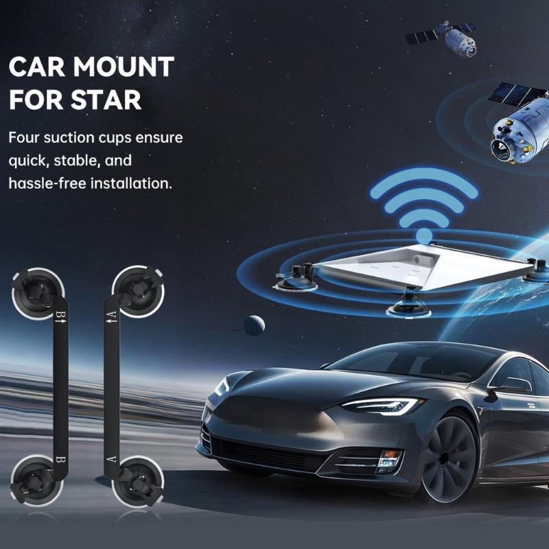 1 Pair Suction Cup Mount for Mini Car Sunroof and Window Mount Vibrations Proof Car Mount Kit Easy Installation