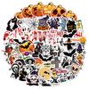 60P Pumpkin Sticker Pack Spoof Themes Waterproof Vinyl Halloween Sticker Set for Skateboard Laptops Decals Set