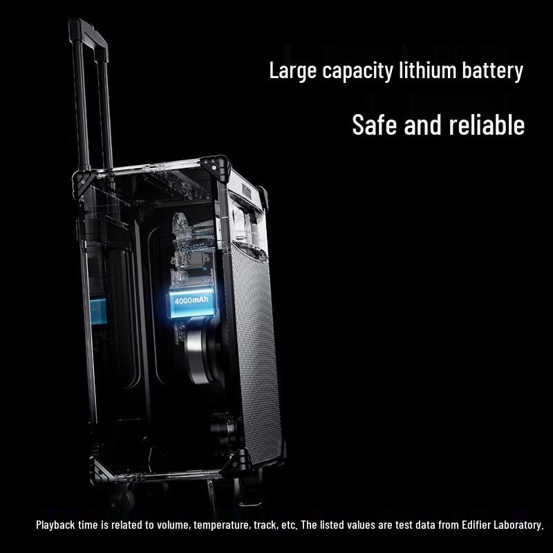Edifier D3-8s 8-inch Portable Bluetooth Trolley Speaker CN Plug (adapter Included)
