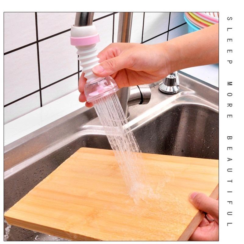 1PC 3 Colors Adjustable Collapsible Tap Water Household Faucet Tap Water Clean Purifier Filter Splash-proof Shower