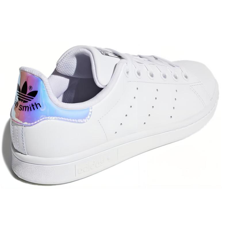 adidas Originály STAN SMITH J Protišmykové, Odolné proti oderu, Priedušné Nízke Detské Skateboardové Topánky Biele Tenisky AQ6272