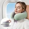 Ergonomic Neck Pillow Comfortable Ergonomic U-Shaped Neck Pillow with Storage Bag Slow Rebound Support, for Travel, Napping, and Office Use