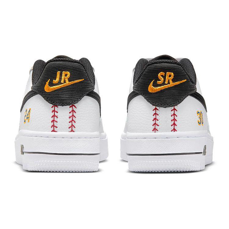 Ken Griffey Jr. X Nike Air Force 1 Low GS Jr. & Sr. Kids Sneakers White Varsity-Blue Metallic-Gold DJ5195-100
