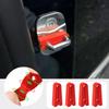 4pcs Car Door Shock Absorber Silicone Latch Cover For Noise Reduction Commuting Short Trips & Urban Riding car accessories