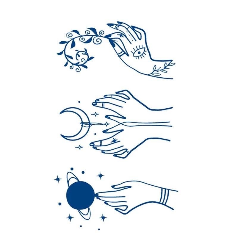 Saft Tinte Tattoos Körper Kunst Dauerhaft Wasserdicht Temporäre Tattoo Aufkleber Löwe Tiger Tatoo Arm Gefälschte Astronaut Tatto Frauen Männer