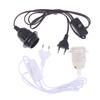 E27 220V EU Plug Lamp Base Holder With 1.8M ON/OFF Power Cord Hanging Pendant LED Light Fixture Lamp Bulbs Socket Adapters
