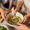 Potato Ricer Heavy Duty Stainless Steel Fruit Vegetable Masher Soft Handle for Baby Food Jam Puree Home Kitchen 3