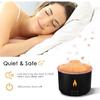 300ml Essential Oil Diffuser, Volcano Flame Aromatherapy Diffusers Fragrant Humidifier Vaporizer with Remote Control, Night Lights, Timer Auto Off