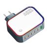 120W Ga N Charger 6 Ports Multi functional Charging Station Hub Portable for Business Travel EU Plug