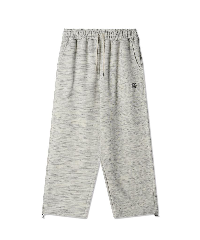 FREEMARIO Sun Logo Wide Training Pants [White]