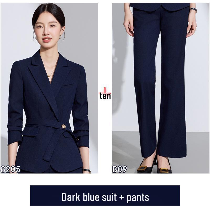 Eleganter Damen-Blazeranzug mit langen Ärmeln: Modern, Luxuriös, Schlankmachend, Lässig, Perfekt für den Arbeitsplatz oder die Ausrichtung von Veranstaltungen.