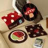 Cute Cartoon Plush Seat Cushion Modern Simple Household Accessories Office Creative Warm Bench Classroom Chair Butt Seat Cushion
