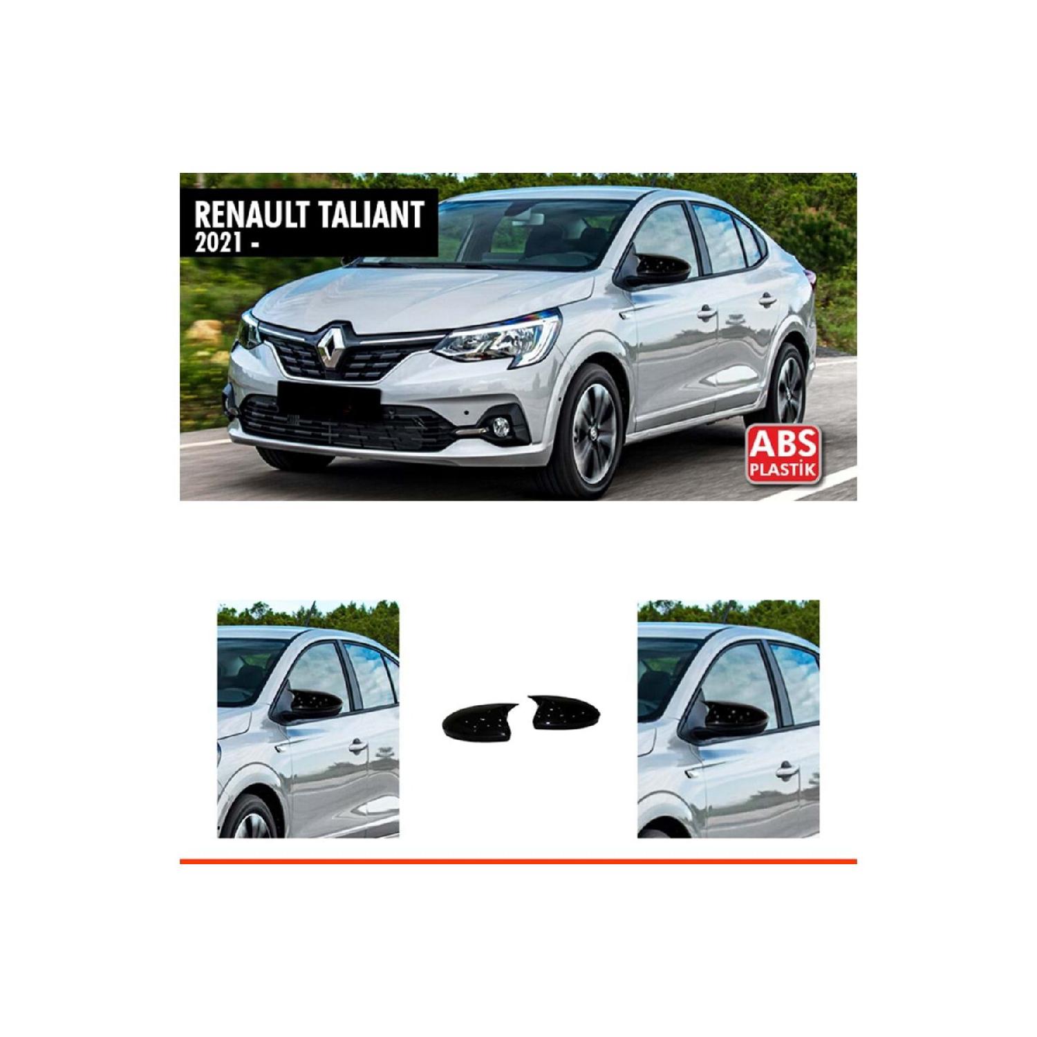 

For Renault Taliant Batman Bat Mirror Cover Piano Black / Onwards 2021