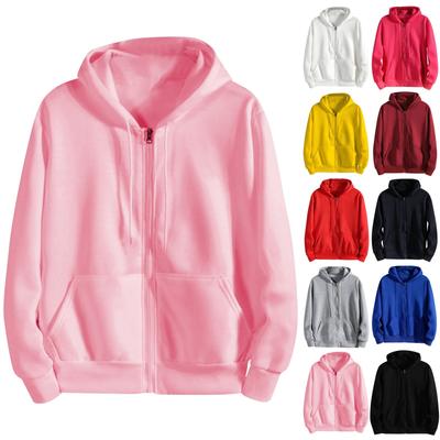 Autumn And Winter Cardigan Zipper Hooded Sweater Men'S Long-Sleeved Jacket Casual Sports Loose Top
